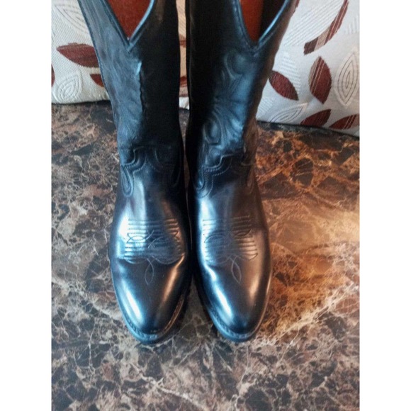 Preowned Men's LAREDO WESTERN BOOTS Style# 4240 - Size 10D / Black - Picture 11 of 11